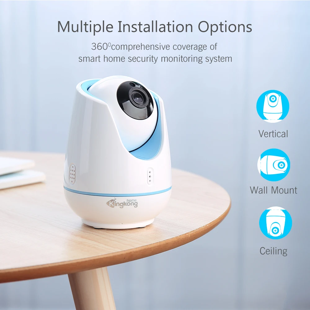 Kingkonghome Wifi камера 1080 P Беспроводная ip Безопасности Смарт PTZ видеонаблюдения s