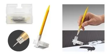 OLFA DIY Designer Art Knife with 30 Blades (AK-5) Art Knife w/ 5 Blades (AK-1/5B) Cushion Grip (AK-4) KB-5/30B Curved