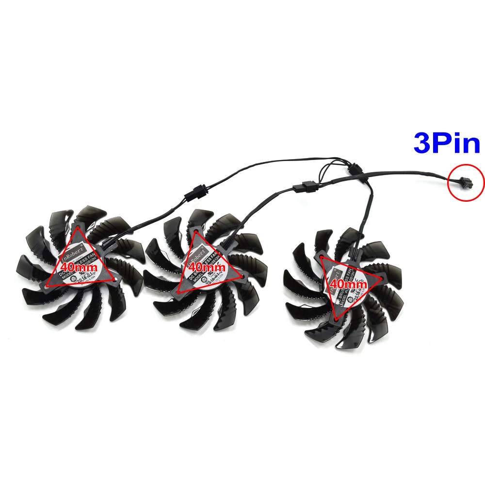 Новый вентилятор охлаждения 75 мм T128010SU PLD08010S12H 3Pin 0.35A для Gigabyte 7970 GTX 970 GAMING