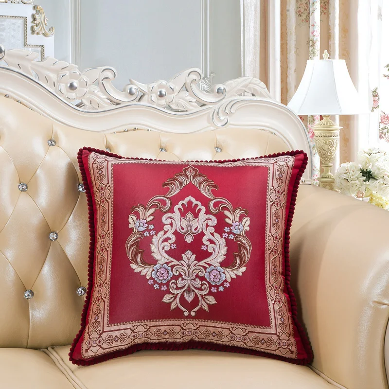 

Cushion 2018 new jacquard sofa pillows car decorative cushions