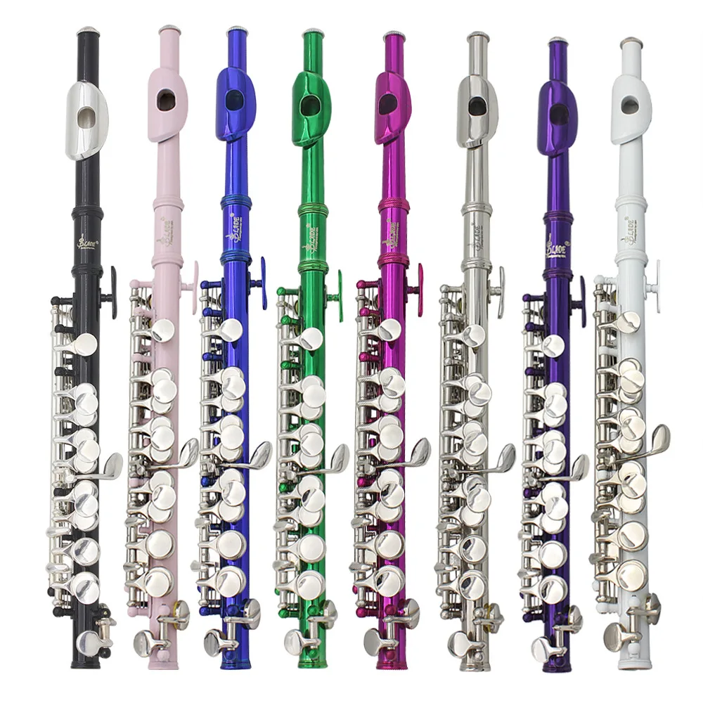 

Western Concert Flute 16 Holes Closed C Key Flute Cupronickel Concert Flute Case Cleaning Cloth Stick GlovesPadded Bag
