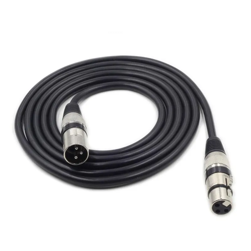 NOSYA 3 Pin of OFC XLR Cable Male to Female M/F Audio Cable For Microphone Mixer 3 feet 1.5m-10m NOSYA 3 Pin of OFC XLR Cable Male to Female M/F Audio Cable For Microphone Mixer 3 feet 1.5m-10m