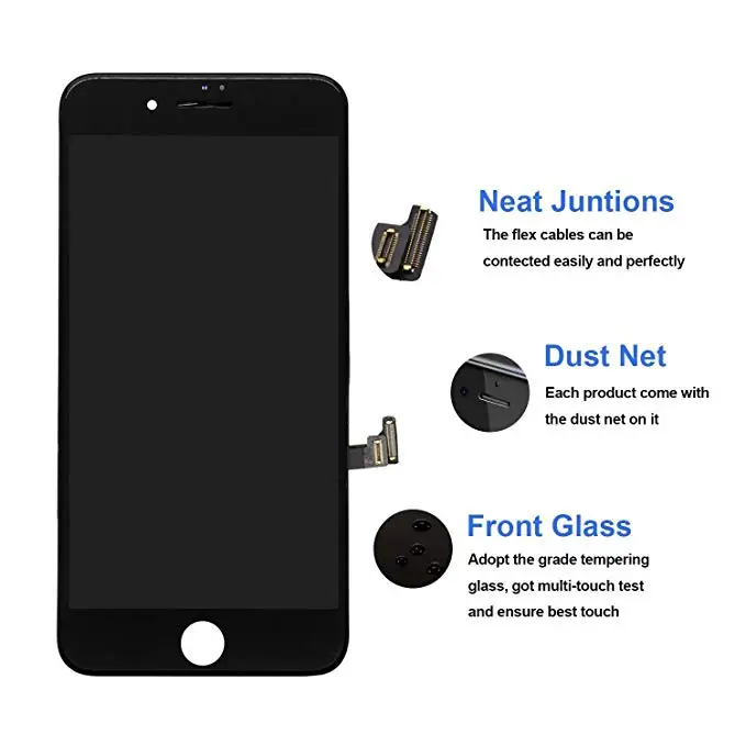 

LIGHT QUALITY pantalla For iPhone 7 7 PLUS 8 8 PLUS LCD Display With Touch Screen Digitizer Assembly Replacement