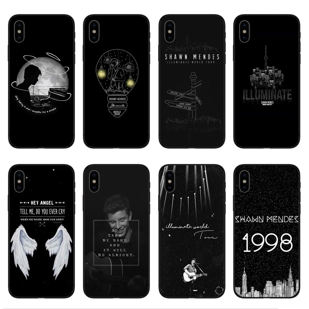 

Canadian singer-songwriter Shawn Mendes Soft TPU silicone Phone Case Cover For iPhone 5 5S SE 6 6S Plus 7 7 Plus 8 8 Plus X 10