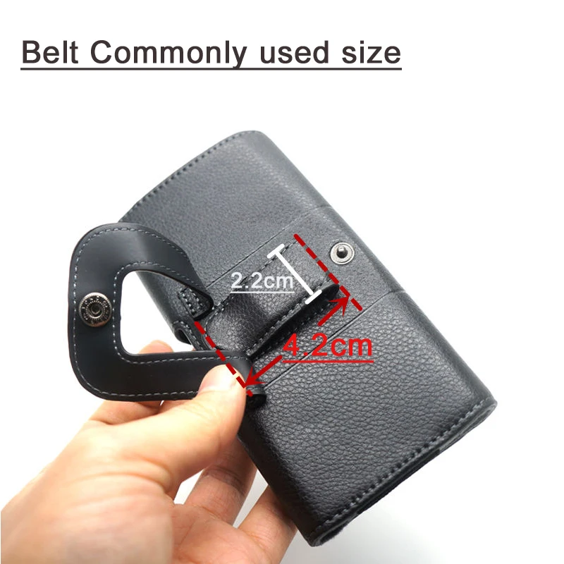 Hand-made Men's Waist Pouch For iPhone 6 6S 7 8 X XR Belt Clip Holster Leather Mobile Phone Cases Pouch For iPhone 6 7 8 plus cute iphone 7 cases
