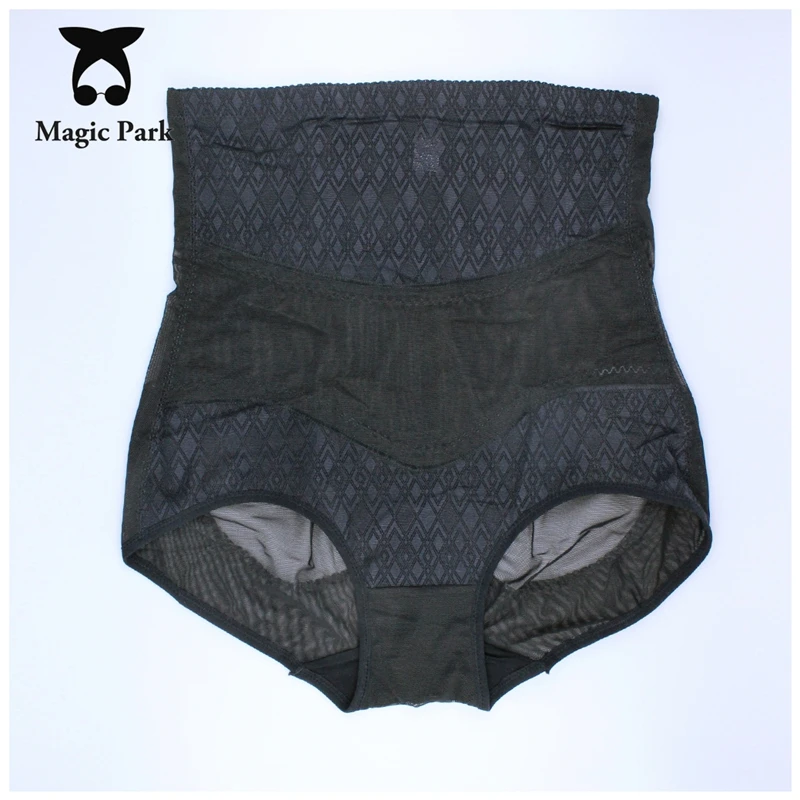 Magic Park 6XL сетчатая Талия Живот сфокусированный женский контроль Трусики высокая