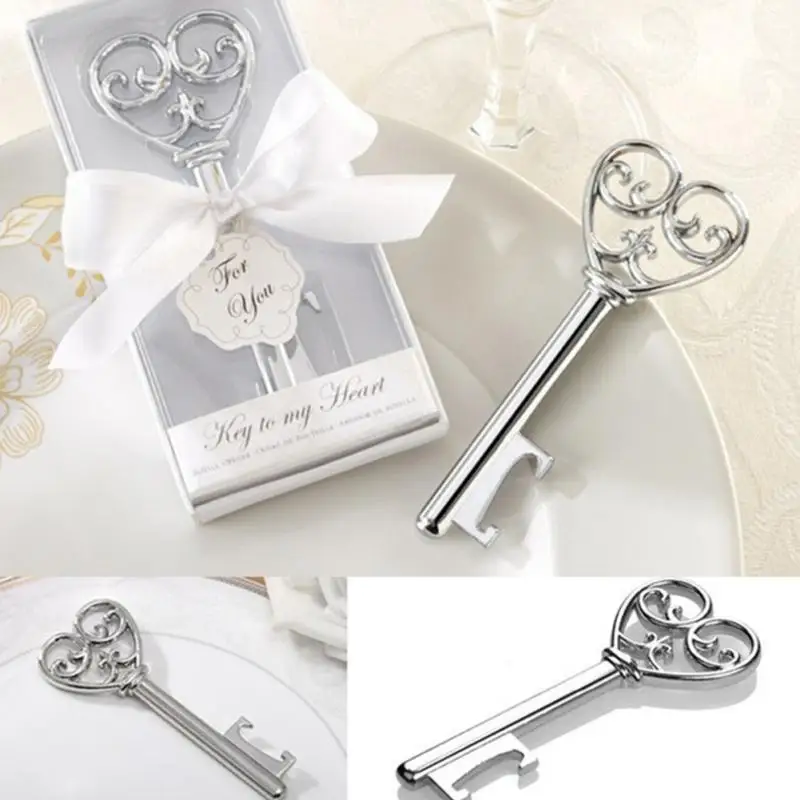 300pcs "key To My Heart" Wine Bottle Opener Giveaway Gift Home Party