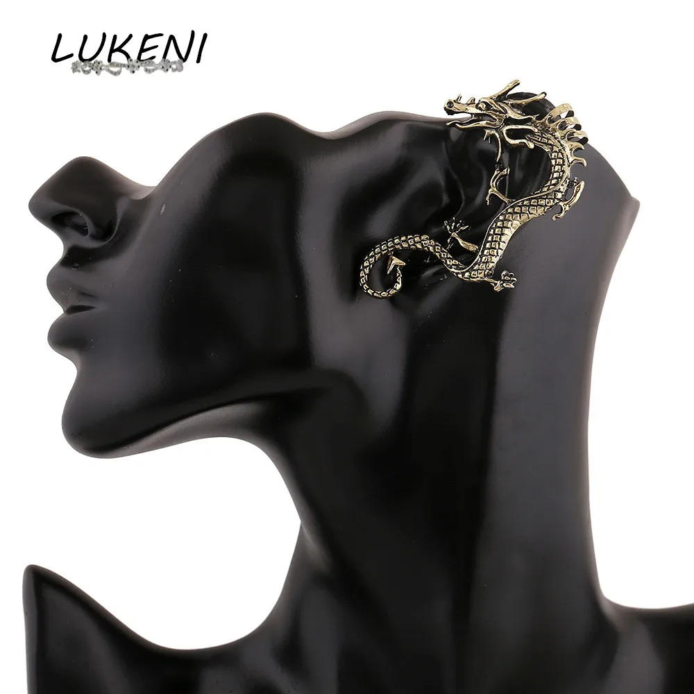 LUKENI 5 шт./лот Бесплатная доставка Модные ювелирные изделия 2017 панк дракон длинные