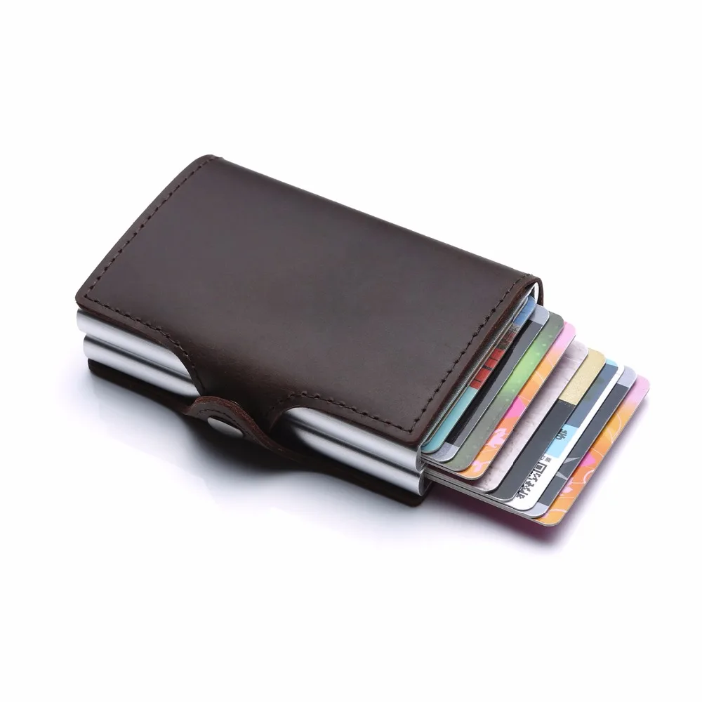 ZOVYVOL 2019 Алюминиевый RFID визитница кошелек Для мужчин деньги сумка, миниатюрные кошельки мужской автоматический маленький умный кошелек