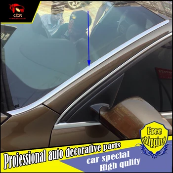 

Car Styling both sides front windshield trim Sequins For Audi Q3 2013-2015 front window windshield Decoration trim Accessories
