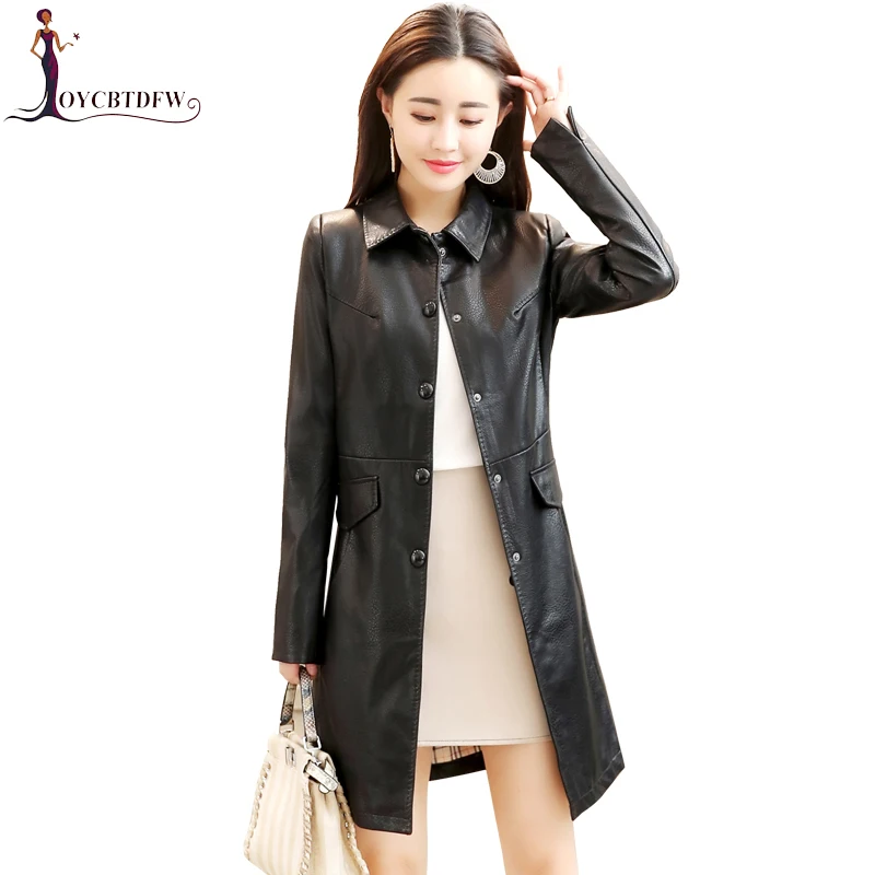Women PU Leather Jacket Autumn Coat 2018 Fashion Women