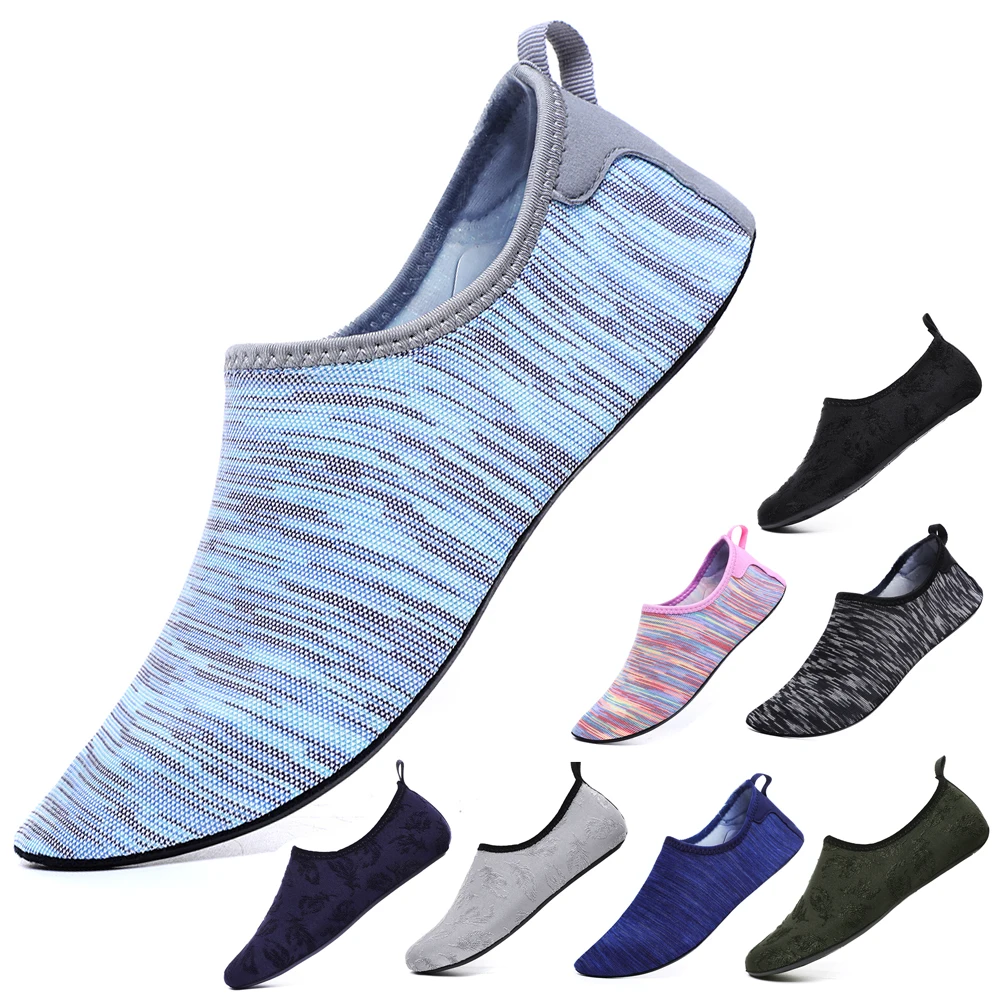 الصيف السباحة الجوارب الرجال أكوا صنادل شاطئ الكبار النعال ل البحر الرياضة المنبع تصفح أحذية ماء الرجل المرأة جوارب الغوص