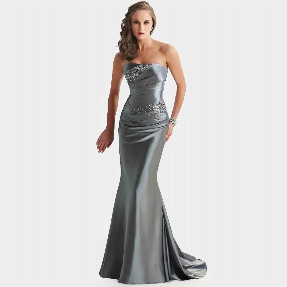 Evening dress 2016 new long dinner banquet high end banquet host toast ...