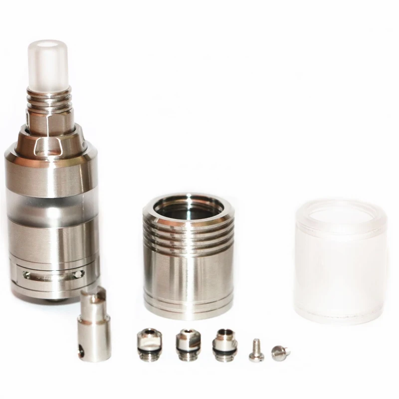 Skup KA V7 Nano stylizowany RTA atomizer z wymiennym zbiornikiem 23mm 3.0ml 304 stal nierdzewna E papieros RTA Vapozier zbiornik ze szklaną rurką