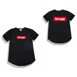 Бренд Мужская мода 21 Savage рубашка пародия нет сердца x Savage 1:1 Письмо печати хлопковые рубашки SUPREM короткий рукав футболки