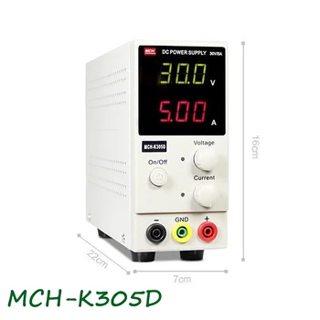 

MCH-K305D Mini Switching Regulated Adjustable DC Power Supply SMPS Single Channel 30V 5A Variable MCH K305D