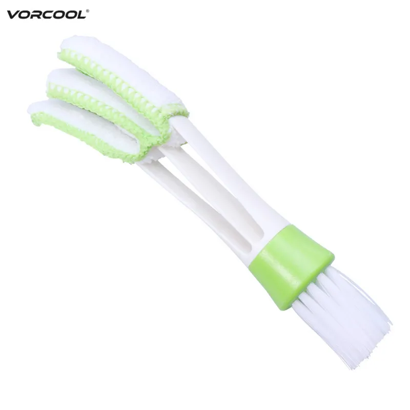 

VORCOOL Mini Duster Double Ended MicroFiber Vent Duster Brush for Car Air Outlets Cleaner with Portable Precision Dusting Tool