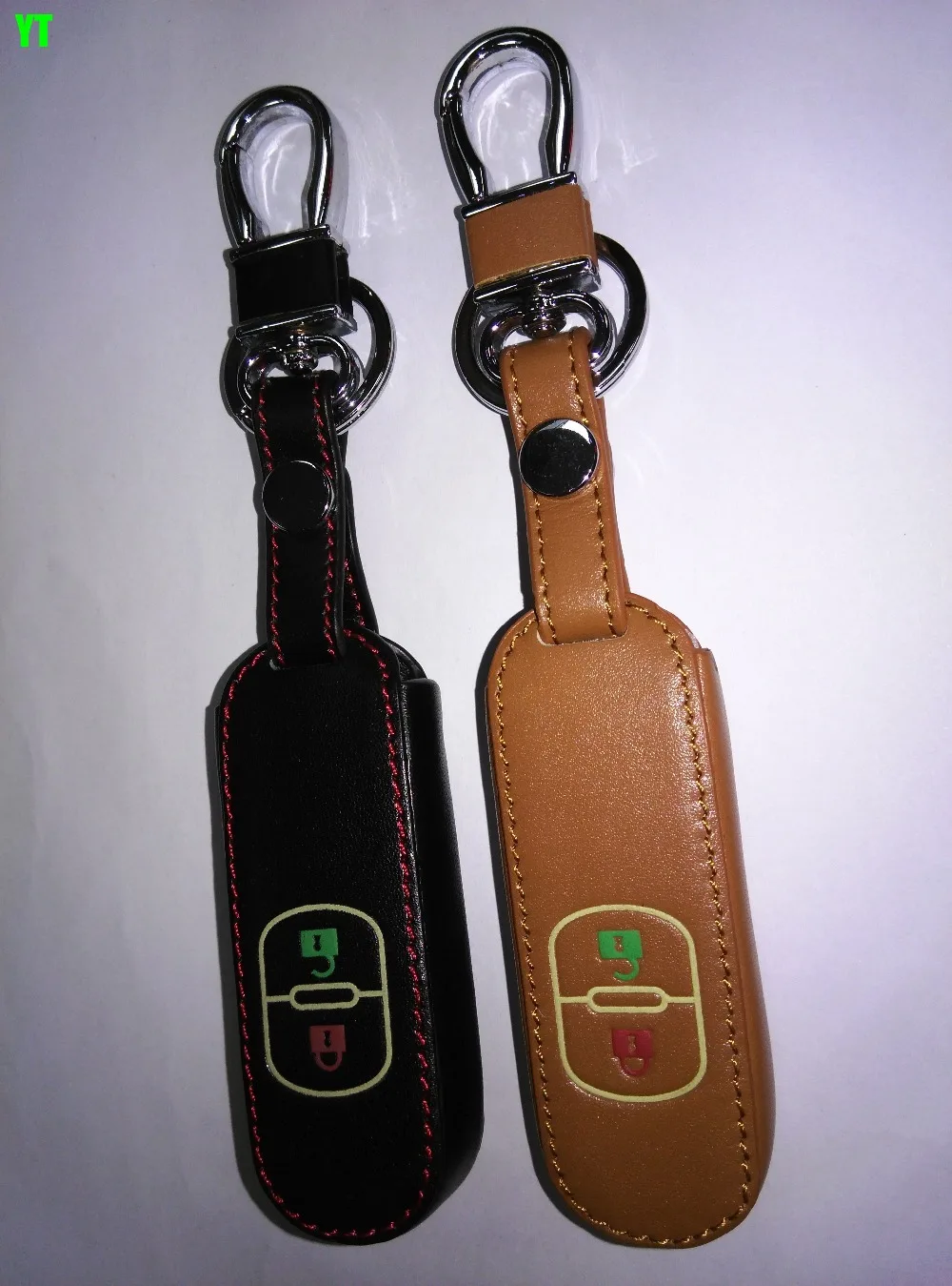 Genual leather key bag ,auto luminous key holder case for Mazda CX 5