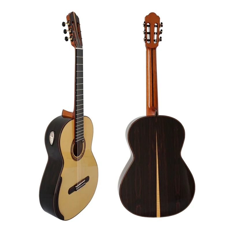 Китай юлун го двойной Топ гитары мастер концертные модели с Ziricote задней и боковой GC03