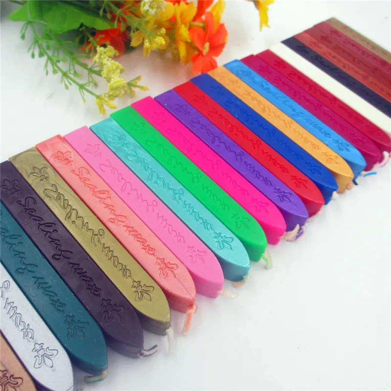 

B) New Convenient Sealing Wax Sticks for Retro Seal Stamp Free shipping Winered Vintage Sealing Wax Stick