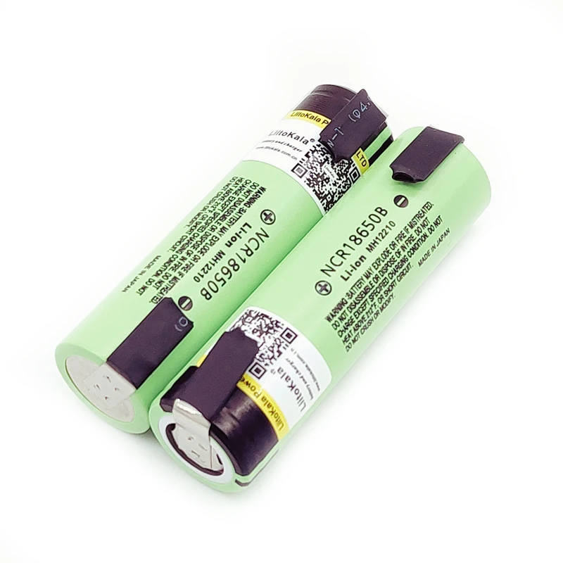 LiitoKala новая Оригинальная NCR18650B 3,7 V 3400mAh 18650 перезаряжаемая литиевая батарея для батареи+ DIY никелевая деталь