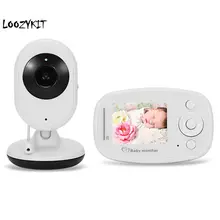 Loozykit рекламный беспроводной 2,4 дюймов ЖК 2 пути аудио разговора ночного видения Видео IP безопасности наблюдения Мобильный ребенок