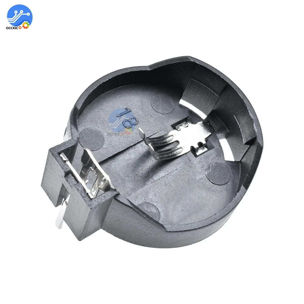 10PCS CR2032 3V CR2025 Button Coin Cell Battery Holder Socket Box Case ROHS