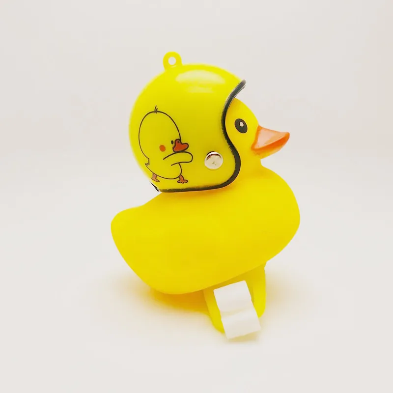 Lovely Duck  Helmet Ring Bell Toy For Motorcycle Cycling Bicycle Bike Ride Horn Alarm b3