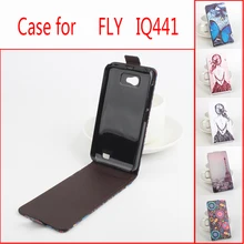 Fly iq 441 case новые модели мода защитный флип бабочка кожа case для fly iq441 телефон покрытия бесплатная доставка