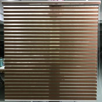 

Zebra Blinds Custom Size Shade Translucent Roller Curtain in Brown Window Curtains for Living Room 20 Colors are Available