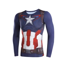 captain America 3 font b 3D b font font b t shirts b font digital font