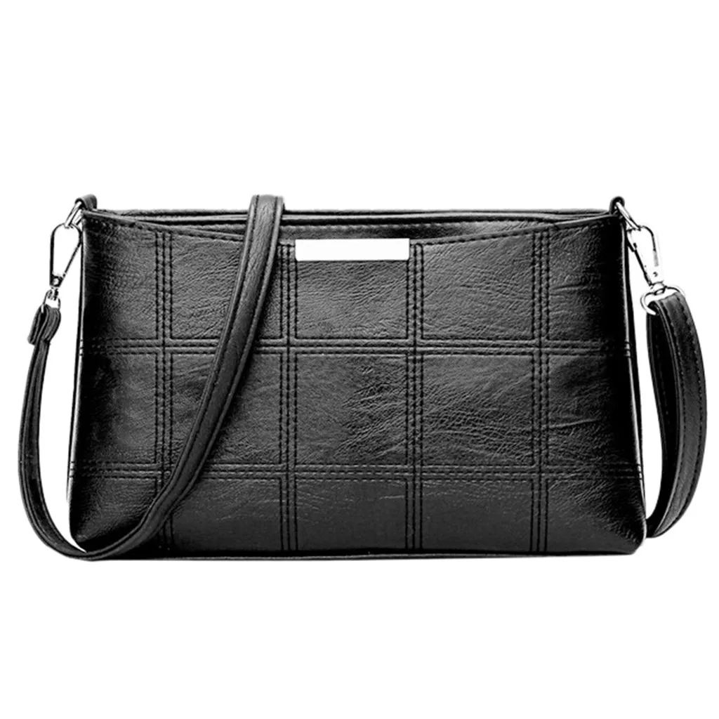 Роскошные женские сумки-мессенджеры, дизайнерская женская сумка, брендовые кожаные сумки через плечо, сумка-тоут, женская сумка, Коллекция nouvelle - Цвет: Black