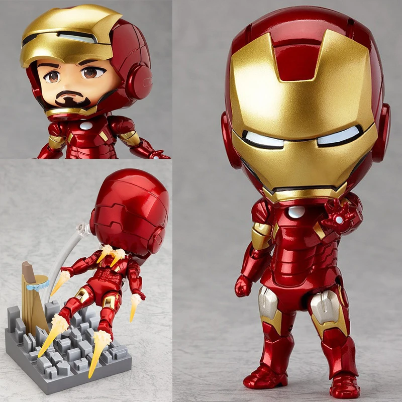 Marvel Iron Man Invincible Kawaii Flying Camiseta sin Mangas