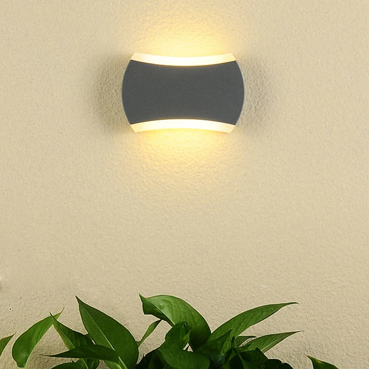 Outdoor Lighting 6W LED Wall Sconces Light Fixture Acrylic Lamp Waterproof Patio transparent anti scratch light slim durable tpu acrylic pc hybrid phone case for iphone 13 6 1 inch navy blue