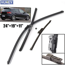 Xukey – essuie-glace de pare-brise pour VW GOLF 6 Hatchback, pour vitres avant et arrière, 2008, 2009, 2010, 2011, 2012