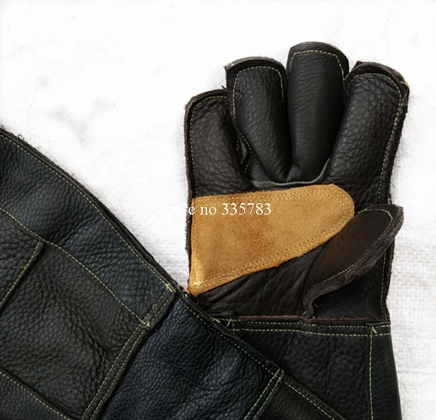 Защитные перчатки против змеи arbeitshandschuhe для животных, собак, ящериц, guantes de trabajo, утолщенная кожа, защита от иглоукалывания