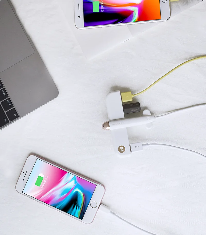 Xiaomi экологический USB 2,0 мульти USB Высокоскоростной разветвитель 4 порта Hab устройство для чтения карт SD TF все в одном для ПК Компьютерные аксессуары