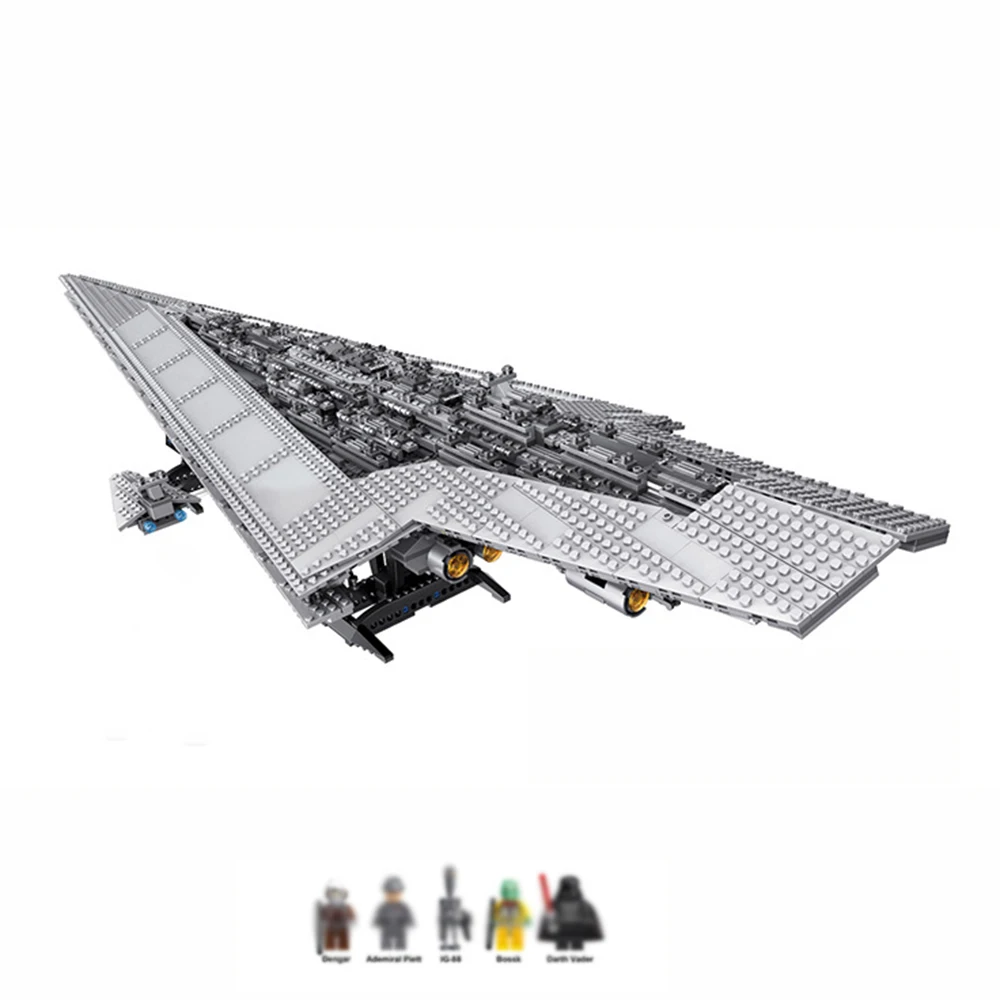 

3208Pcs 05028 Star Wars Execytor Super Star Destroyer Model Building Blocks set legoing Bricks 10221 figures toys for children