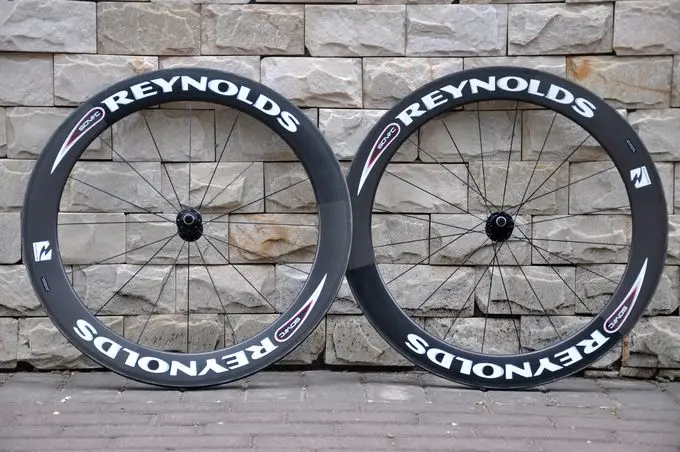 REYNOLDS Tubular 23mm width 60mm Clicnher Carbon wheels with powerway carbon R36 hub 700C full 
