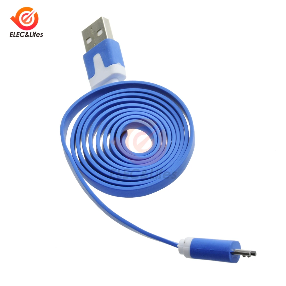 1 м 3,3 фута USB кабель синий для WEMOS D1 для Wemos D1 Mini NodeMcu провода линия передачи данных
