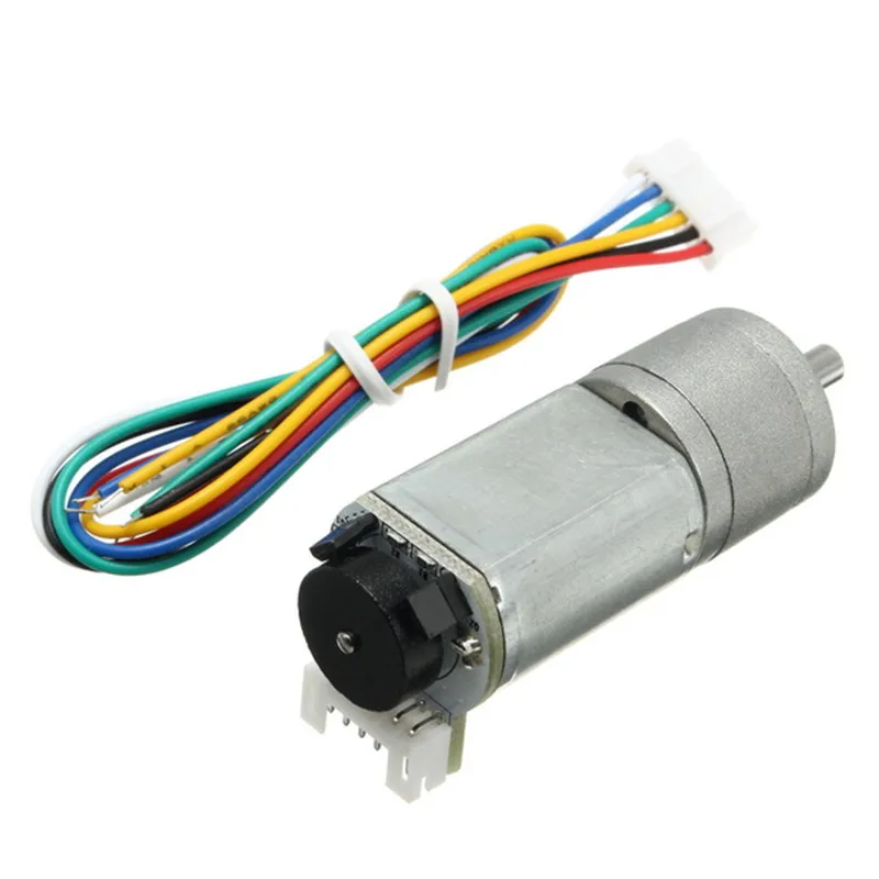 

SULEVE New 1PC DC 6V 270rpm Encoder Motor DC Gear Motor Durable Adjustable