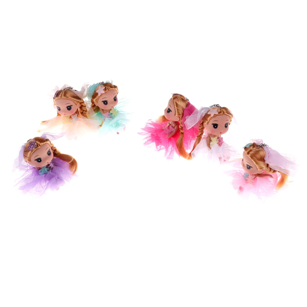 Мини куклы игрушки брелок принцесса куклы для девочек игрушки Аниме подарок 12 см кукла Фигурка Игрушка