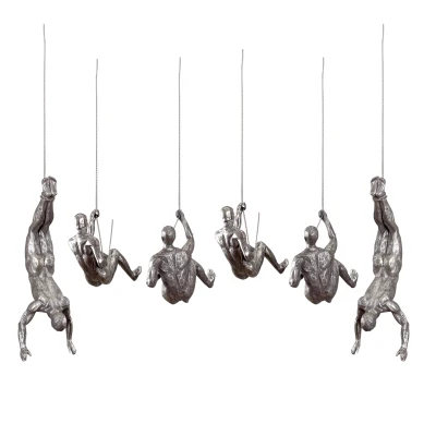 Vintage industrial bar hanging Creative background wall decoration in the living room Climbing personas room originality home