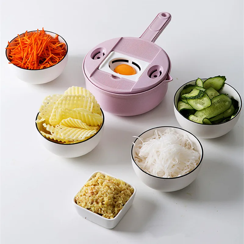 

Vegetable Cutter Drain Basket Mandoline Slicer Potato Peeler Carrot Cheese Grater vegetable slicer Kitchen Accessories