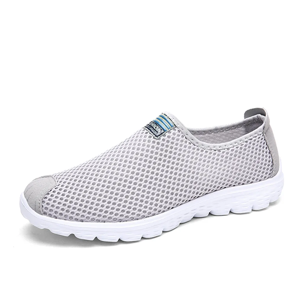 

Women's Mesh Shoes 2019 New Fashion Casual Mesh Breathable Lightweight Shoes Sport Running Shoes Female Slip On Flats Shoes