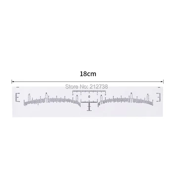 

500pcs Eyebrow Ruler Sticker Grooming Stencil Shaper Ruler Measure Tool Eye Brow Drawing Guide Card Brow Template DIY Make up