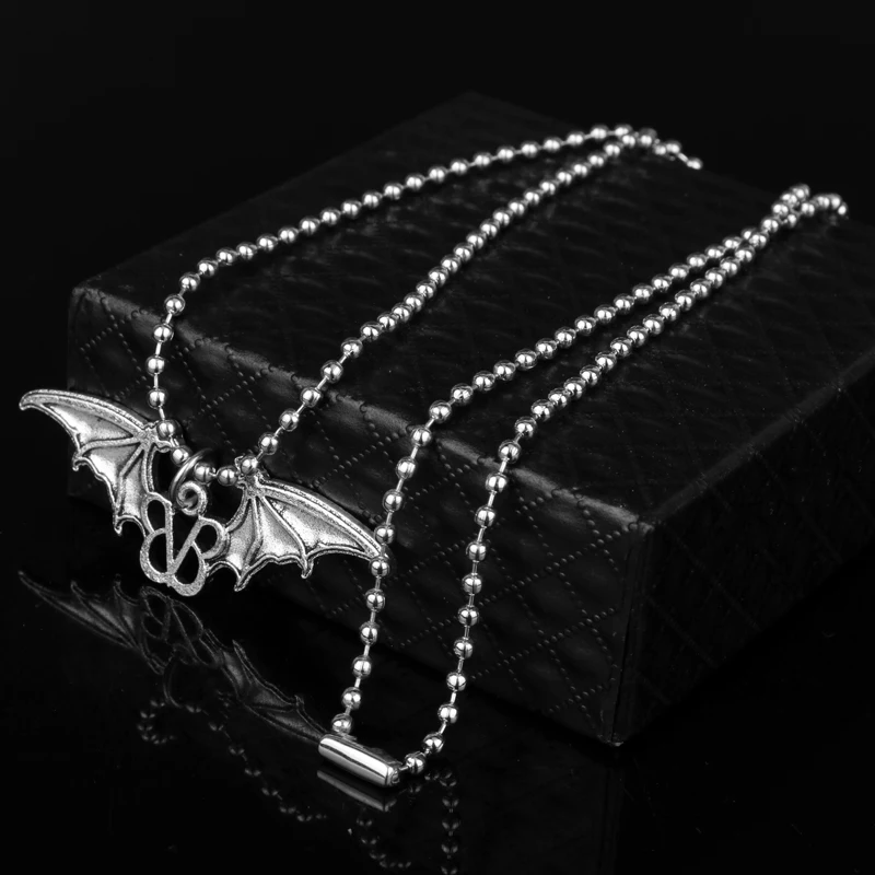 Dongsheng Черная вуаль невесты ожерелье Черная вуаль невесты музыка Группа Логотип BVB ювелирные изделия эмо стимпанк готический подарок для женщин и мужчин