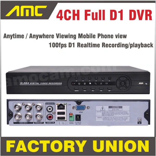 DVR 4ch Full D1 CCTV DVR Recorder DVR 4 Channel Mobile Phone View Real Time Recording Standalone DVR Recorder dvr gp322