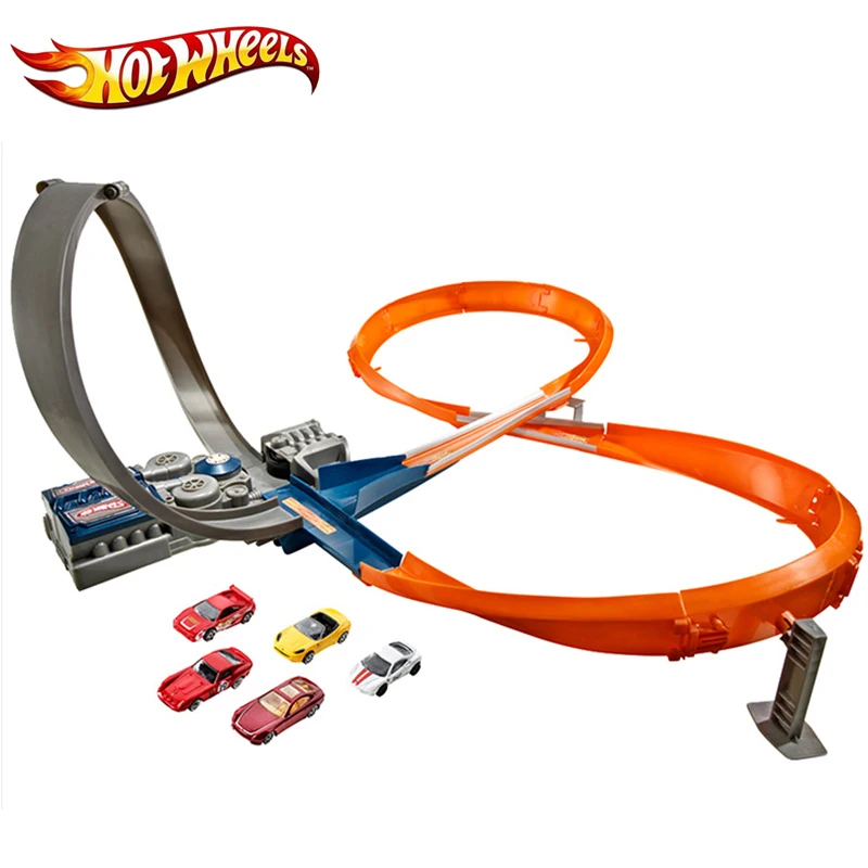 Hot Wheels игрушечная спортивная машина пластиковые трековые транспортные средства детские игрушки Горячая Hotwheels автомобильные треки X2586 Мультифункциональный классический игрушечный автомобиль для мальчиков