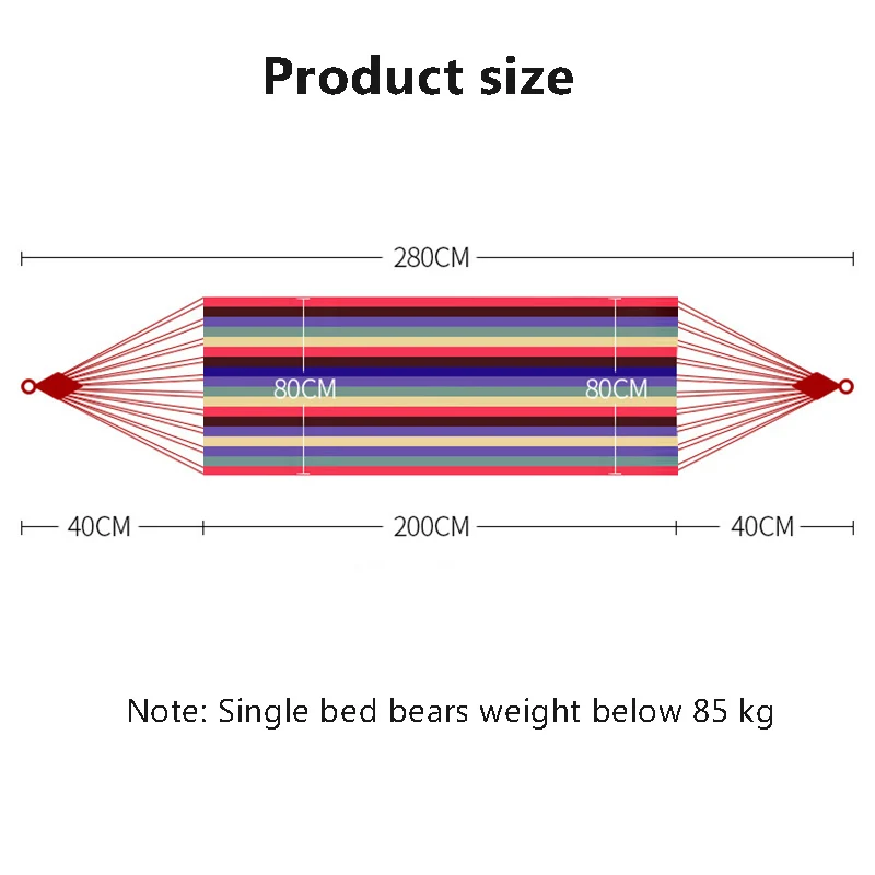 Outdoor Hammock Portable Sleeping Bed 200cm80cm single Camping Hanging Hammock Travel Furniture Parachute As Swing Camping mat  (7)